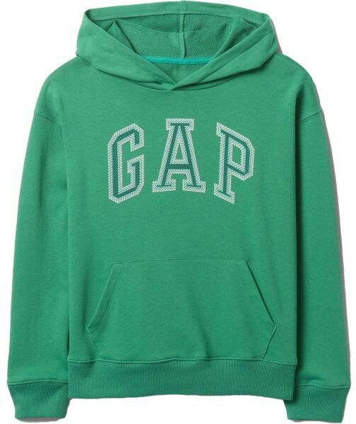 GAP V-FRCH LOGO Chlapčenská mikina, zelená, veľkosť