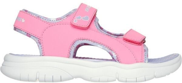 Skechers FLEX SPLASH - HEART GALORE Dievčenské sandále, ružová, veľkosť