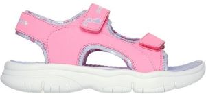 Skechers FLEX SPLASH - HEART GALORE Dievčenské sandále, ružová, veľkosť