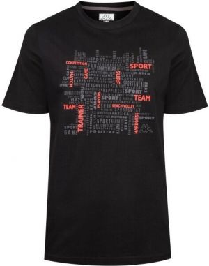 Kappa LOGO GAVOLF Pánske tričko, čierna, veľkosť