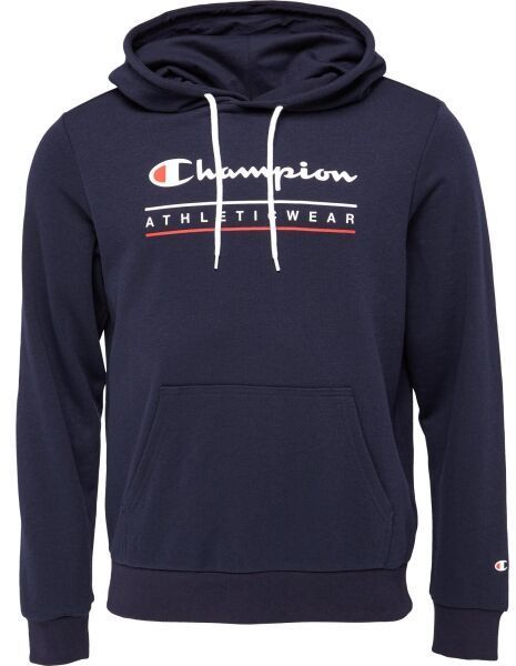 Champion HOODIE Pánska mikina, tmavo modrá, veľkosť