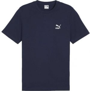 Puma CLASSICS SMALL LOGO TEE Pánske tričko, tmavo modrá, veľkosť