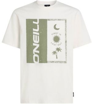 O'Neill FRONT PRINT Pánske tričko, biela, veľkosť