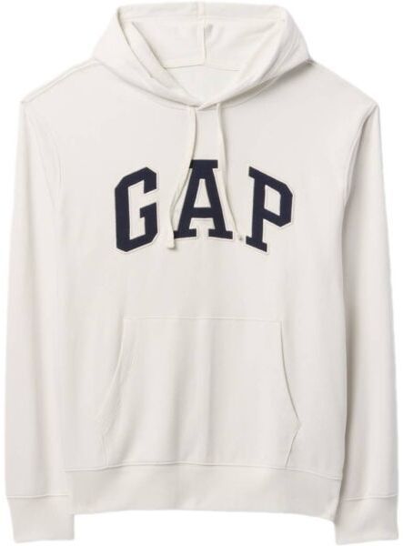 GAP V-FRCH HERITAGE LOGO Pánska mikina, biela, veľkosť