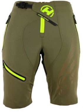 HAVEN ENERGY Dámske cyklistické kraťasy, khaki, veľkosť