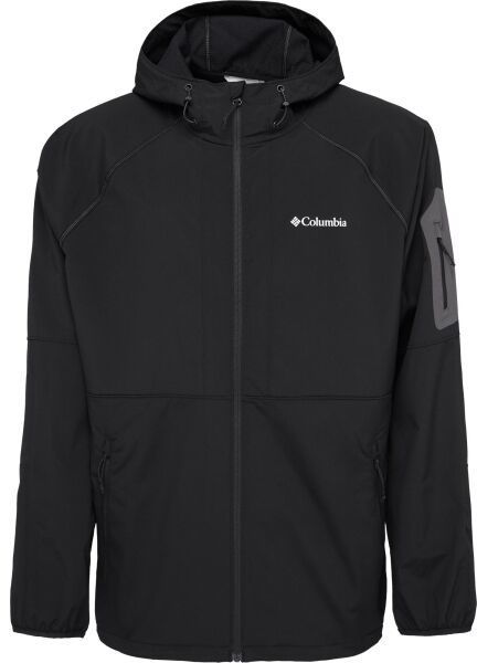 Columbia TALL HEIGHTS HOODED SOFT Pánska softshellová bunda, čierna, veľkosť