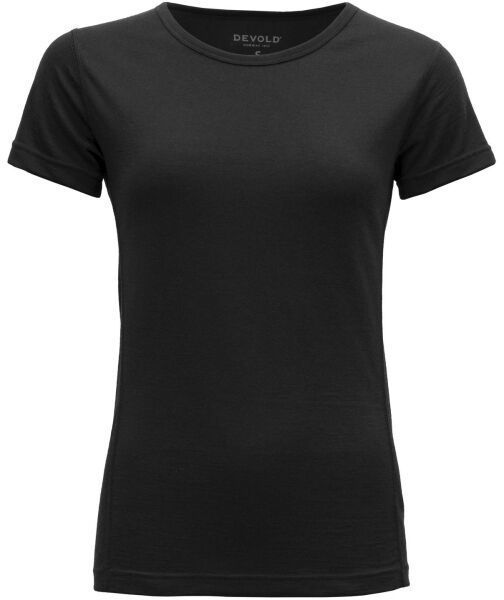 Devold BREEZE MERINO 150 T-SHIRT Dámske tričko, čierna, veľkosť