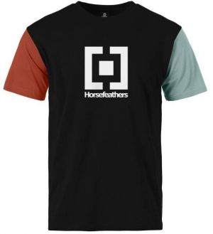Horsefeathers BASE Pánske tričko, čierna, veľkosť