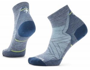 Smartwool RUN ZERO CUSHION ANKLE SOCKS Dámske športové ponožky, svetlomodrá, veľkosť