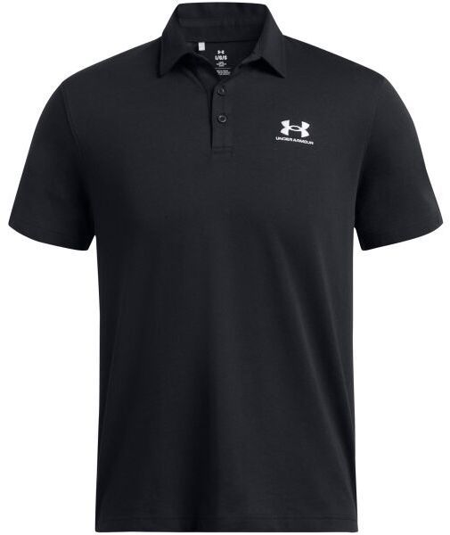 Under Armour ICON Pánske polo tričko, čierna, veľkosť XXXL