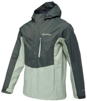 Columbia POURING ADVENTURE III JACKET Pánska outdoorová bunda, tmavo zelená, veľkosť