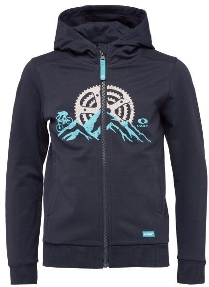LOAP DONUR Chlapčenská mikina, tmavo modrá, veľkosť 122-128