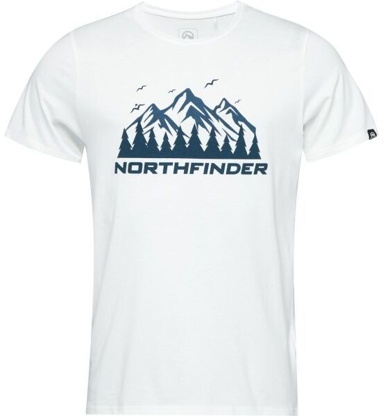 Northfinder BOGDAN Pánske tričko, biela, veľkosť