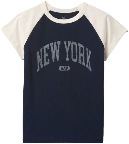 GAP BABY GRAPHIC Dievčenské tričko, tmavo modrá, veľkosť