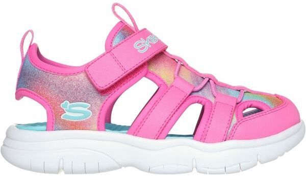 Skechers FLEX SPLASH - DAYLIGHT SHIMMER Dievčenské sandále, ružová, veľkosť