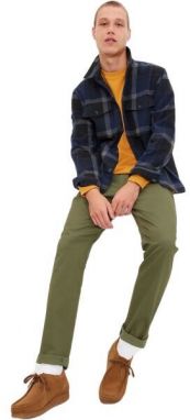 GAP SLIM PERFORMANCE Pánske nohavice, khaki, veľkosť