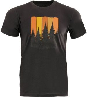 ALPINE PRO MERES Pánske tričko, tmavo sivá, veľkosť