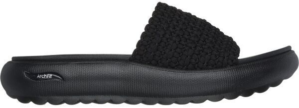 Skechers ARCH FIT CLOUD - OH SHE PRETTY Dámske šľapky, čierna, veľkosť