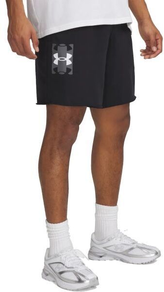 Under Armour RIVAL TERRY LOGO Pánske kaťasy, čierna, veľkosť L