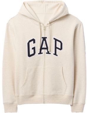 GAP HERITAGE Dámska mikina, béžová, veľkosť