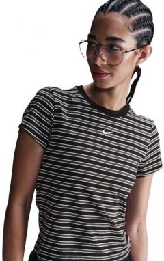 Nike SPORTSWEAR CHILL KNIT Dámske tričko, čierna, veľkosť