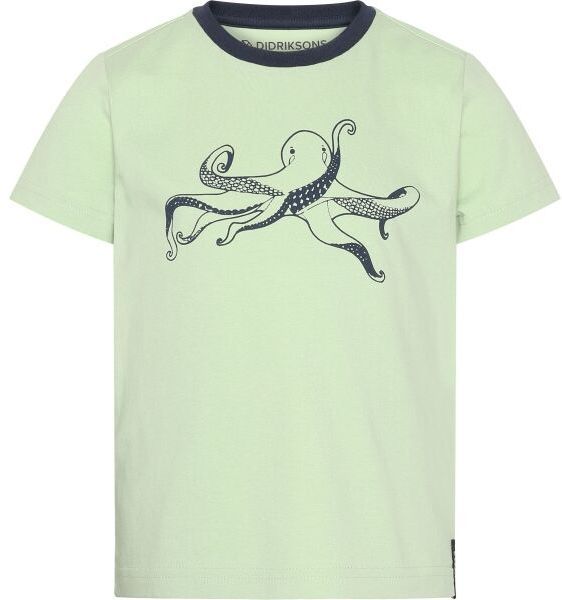 DIDRIKSONS MYNTA Chlapčenské tričko, svetlo zelená, veľkosť