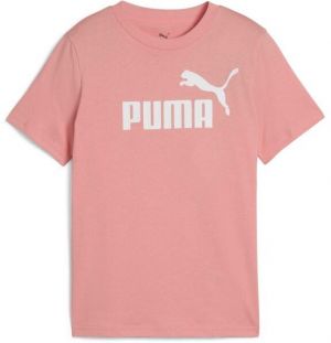 Puma ESSENTIALS NO. 1 LOGO TEE G Dievčenské tričko, lososová, veľkosť