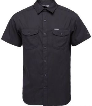 Columbia UNTILIZER™ II SOLID SHORT SLEEVE SHIRT Pánska košeľa, čierna, veľkosť