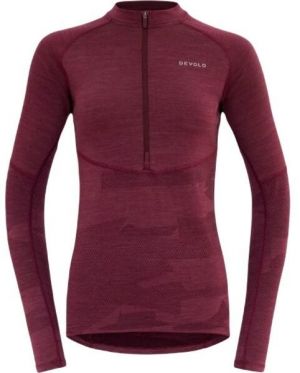 Devold STANDAL MERINO SHIRT Dámske tričko, červená, veľkosť