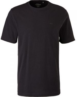 s.Oliver RL BIG SIZE NOOS Pánske tričko, čierna, veľkosť XXXL