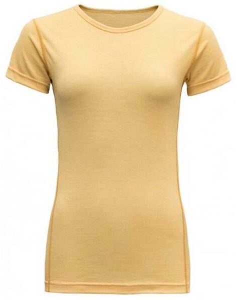 Devold BREEZE MERINO 150 T-SHIRT Dámske tričko, žltá, veľkosť