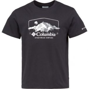 Columbia PATH LAKE GRAPHIC TEE II Pánske tričko, čierna, veľkosť