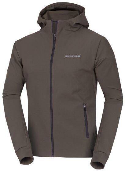 Northfinder CHEDOMIR Pánska športová mikina, khaki, veľkosť