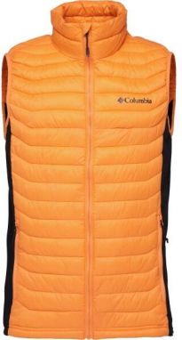 Columbia POWDER PASS HYBRID VEST Pánska vesta, oranžová, veľkosť