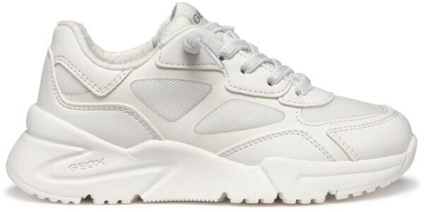 Geox J LOFTUS A Dievčenská vychádzková obuv, biela, veľkosť