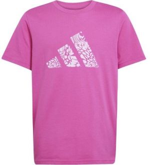 adidas ANIMAL TEE Dievčenské tričko, ružová, veľkosť
