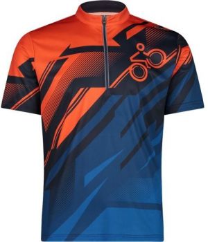 CMP MAN T-SHIRT FREEBIKE Pánsky cyklistický dres, modrá, veľkosť