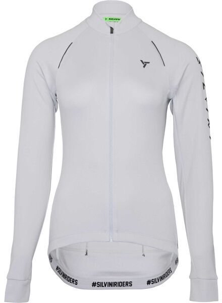 SILVINI LEVERONO W Dámsky zateplený cyklistický dres, biela, veľkosť