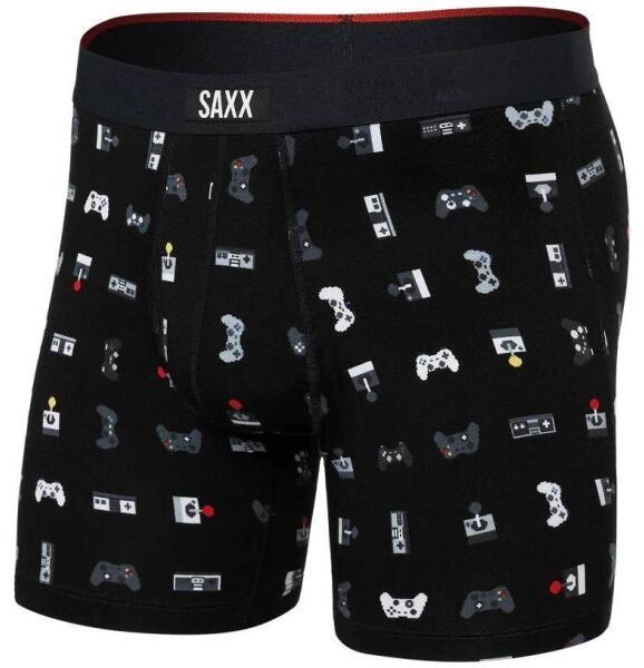 SAXX VIBE EXTRA Pánske boxerky, čierna, veľkosť