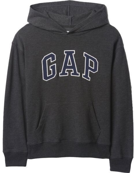 GAP HERITAGE LOGO Chlapčenská mikina, tmavo sivá, veľkosť