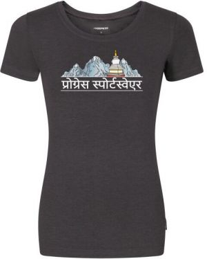 PROGRESS AROMA NEPAL Dámske outdoorové tričko, čierna, veľkosť