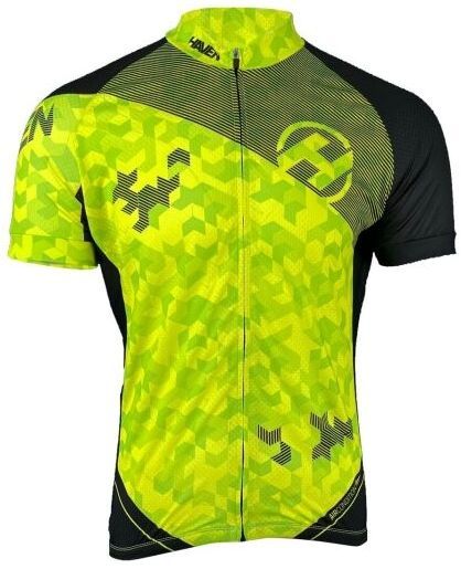 HAVEN SINGLETRAIL NEO MEN Pánsky cyklistický dres, reflexný neón, veľkosť XXXL