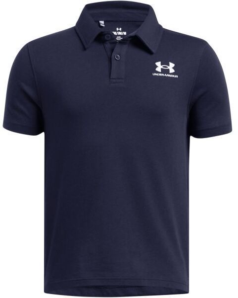 Under Armour ICON POLO Chlapčenské tričko, tmavo modrá, veľkosť S