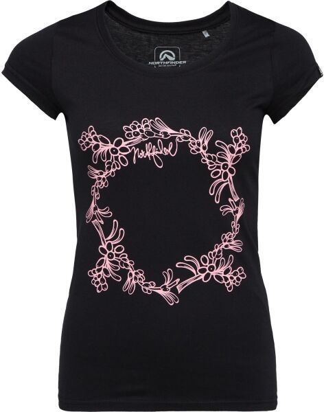 Northfinder RIKKI Dámske tričko, čierna, veľkosť