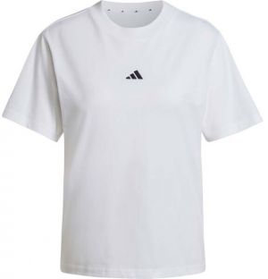 adidas ESSENTIALS SMALL LOGO Dámske tričko, biela, veľkosť