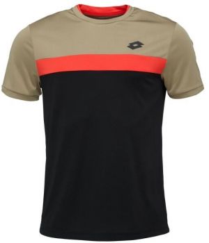 Lotto SUPERRAPIDA VI TEE 2 Pánske tenisové tričko, černá, veľkosť