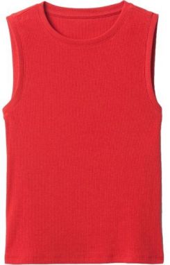 GAP RIB SHELL Dámsky top, červená, veľkosť