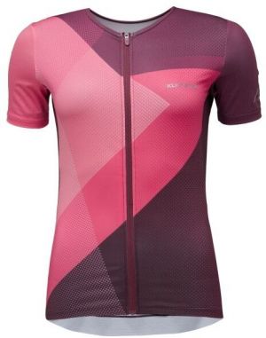Klimatex STRADA Dámsky cyklistický dres s krátkym rukávom, ružová, veľkosť