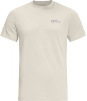 Jack Wolfskin ESSENTIAL T M Pánske tričko, biela, veľkosť