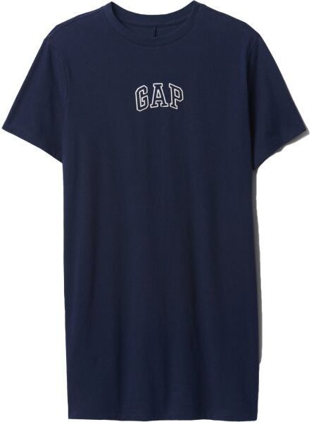 GAP V-FRCH LOGO Dámske šaty, tmavo modrá, veľkosť